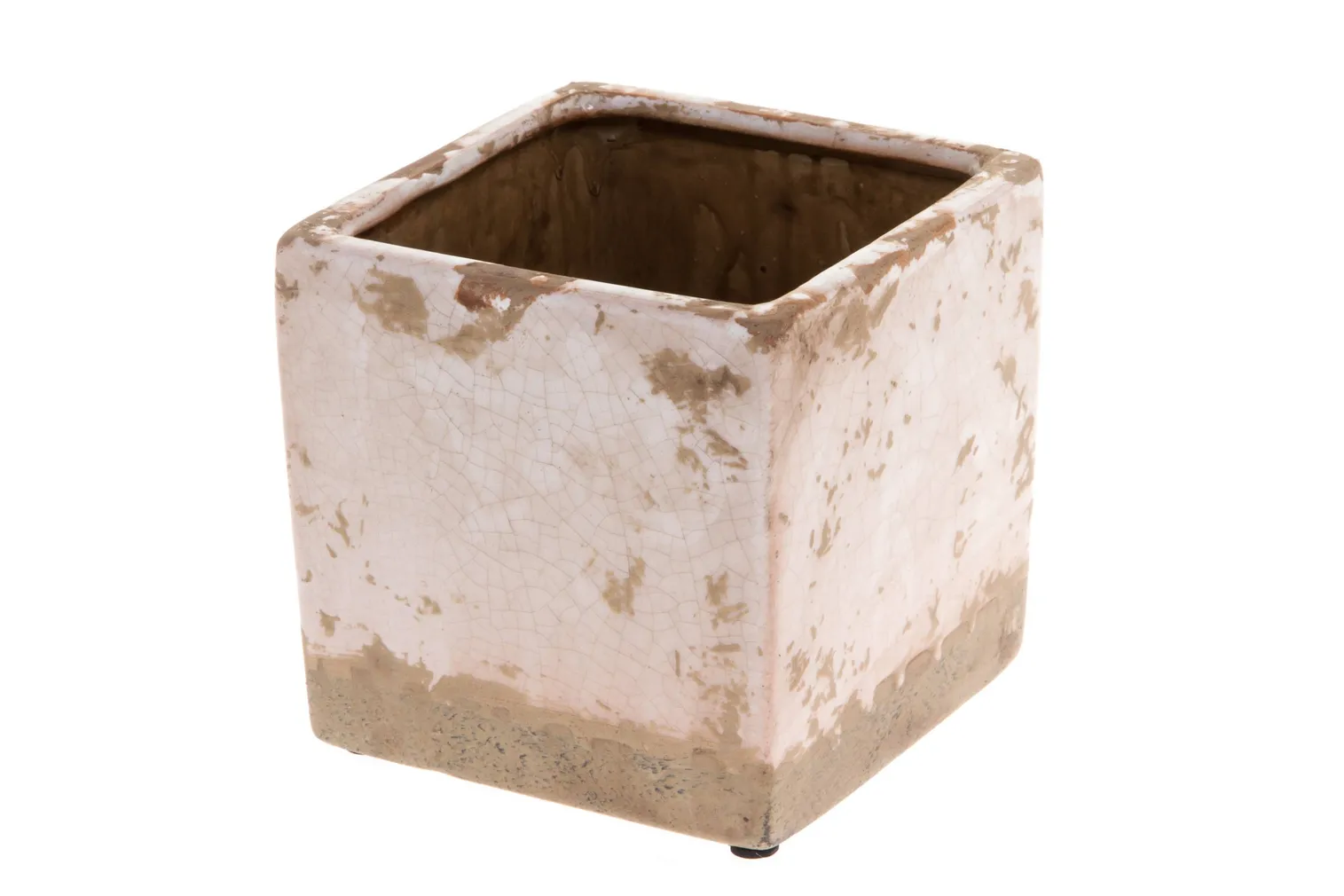 LILLEPOTIÜMBRIS LATINA VINTAGE 15CM KREEM