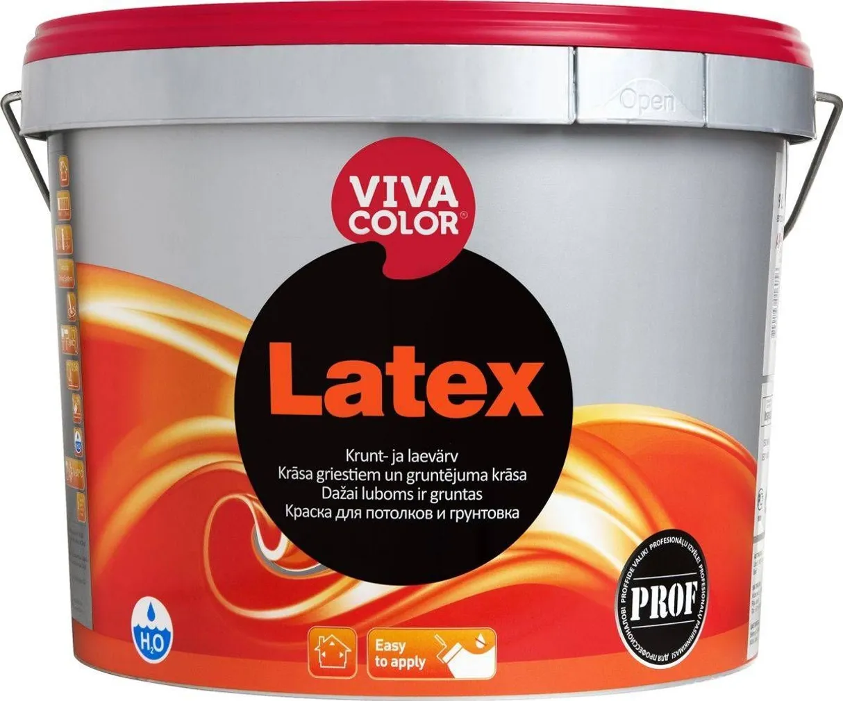 KRUNT- JA LAEVÄRV VIVACOLOR LATEX 10L VALGE TÄISMATT