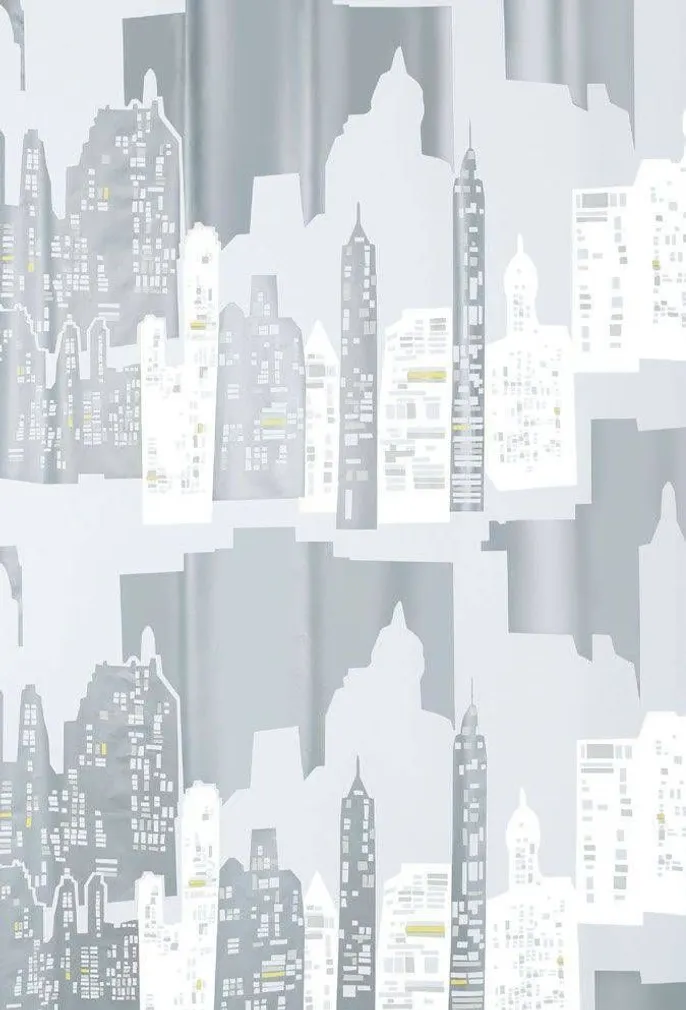 DUŠIKARDIN SPIRELLA 180X200CM A-1011572 SKYLINE PEVA
