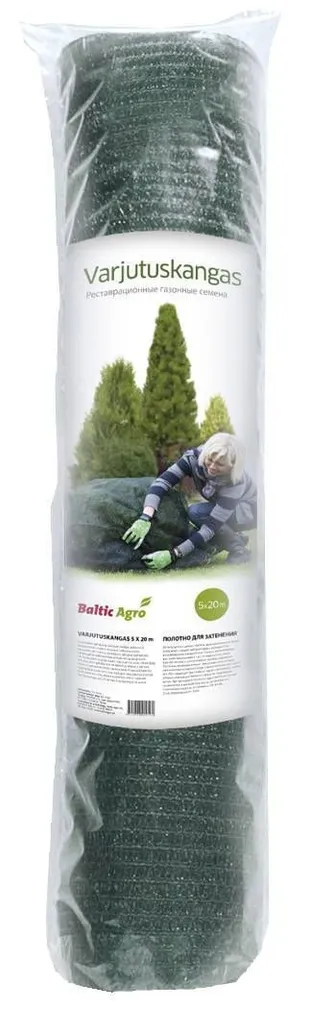 VARJUTUS- JA TUULETÕKKEKANGAS BALTIC AGRO 3,0X20M 60M² 42% 38G/M²
