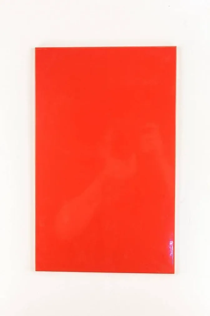 KERAAMILINE SEINAPLAAT CZERWONA GLADKA 25X40CM