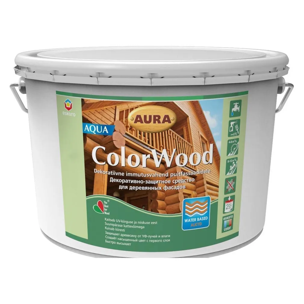 PUIDUKAITSEVAHEND AURA COLORWOOD AQUA 2,7 MANDARIN