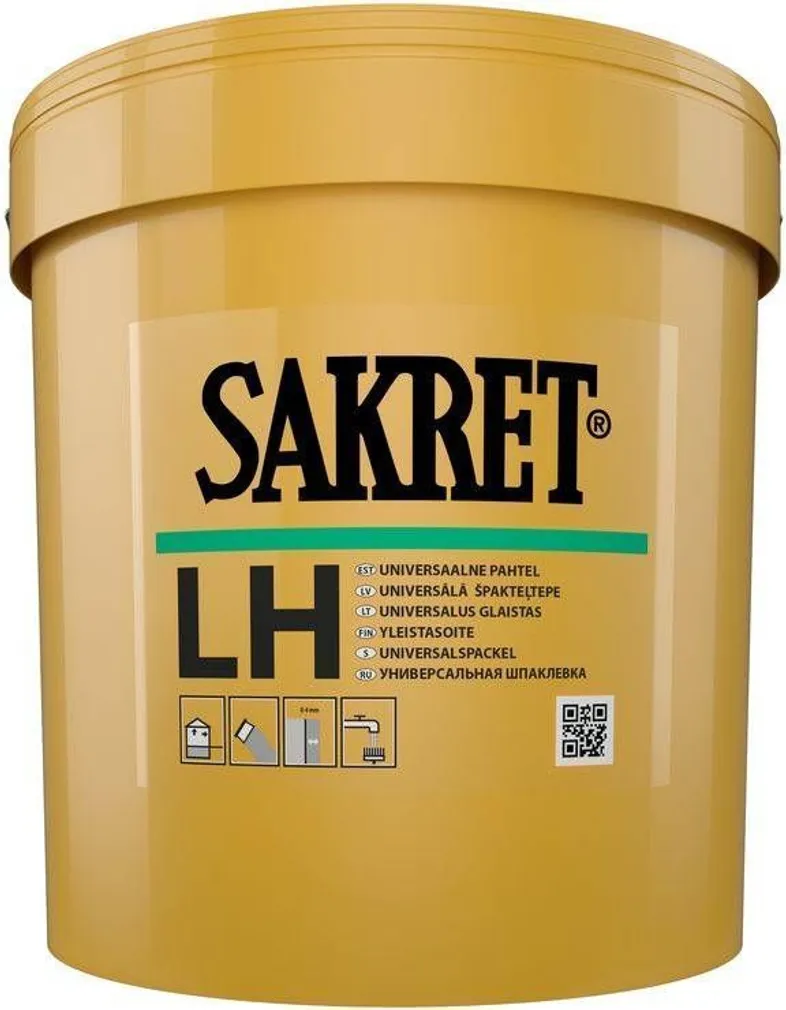 PEENPAHTEL SAKRET LH 28KG VALGE