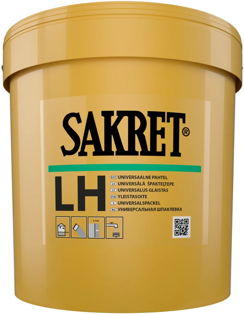 PEENPAHTEL SAKRET LH 28KG VALGE