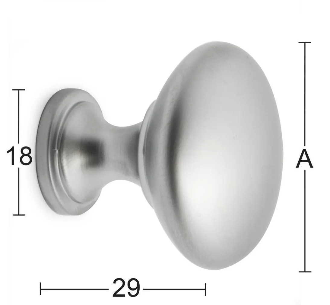 MÖÖBLINUPP AMADEUS 27,5MM MATTKROOM 1TK
