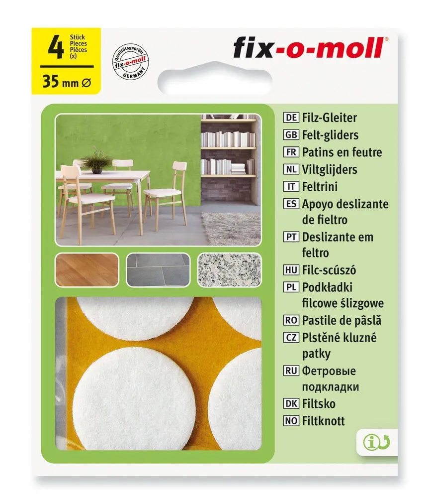 MÖÖBLIVILT ISELIIMUV VALGE 4TK 35MMØ