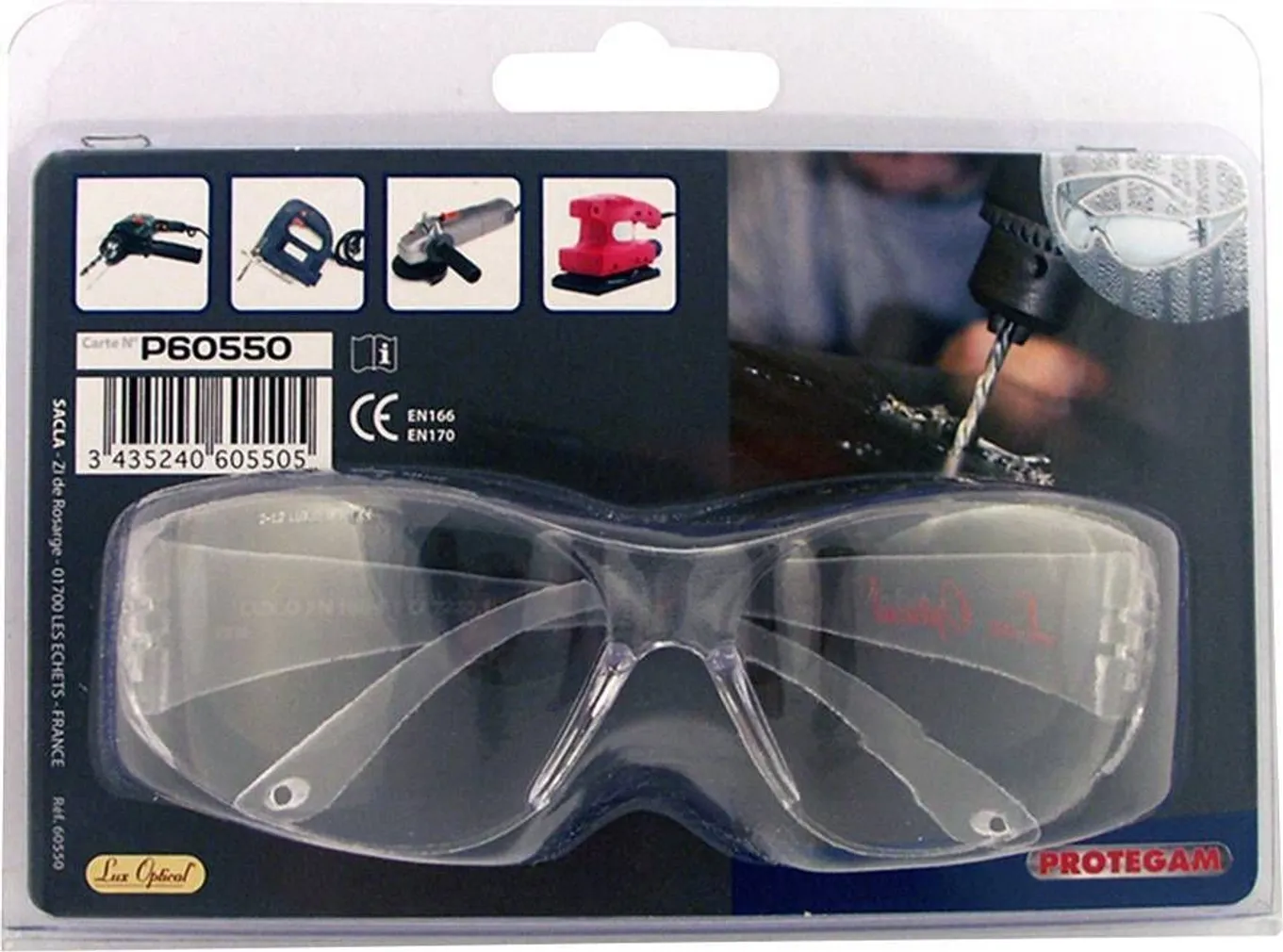 KAITSEPRILLID LUX OPTICAL VÄRVITUD 550