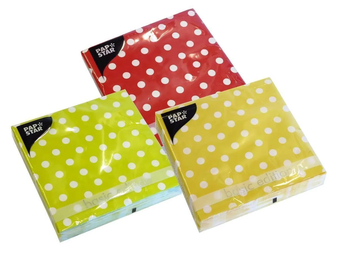 SALVRÄTID 30TK/PK TÄPP 33 X 33 CM,KOLLANE