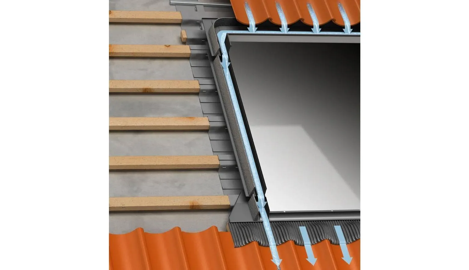 KATUSEAKNA VEEPLEKK VELUX EDW MK06 2000