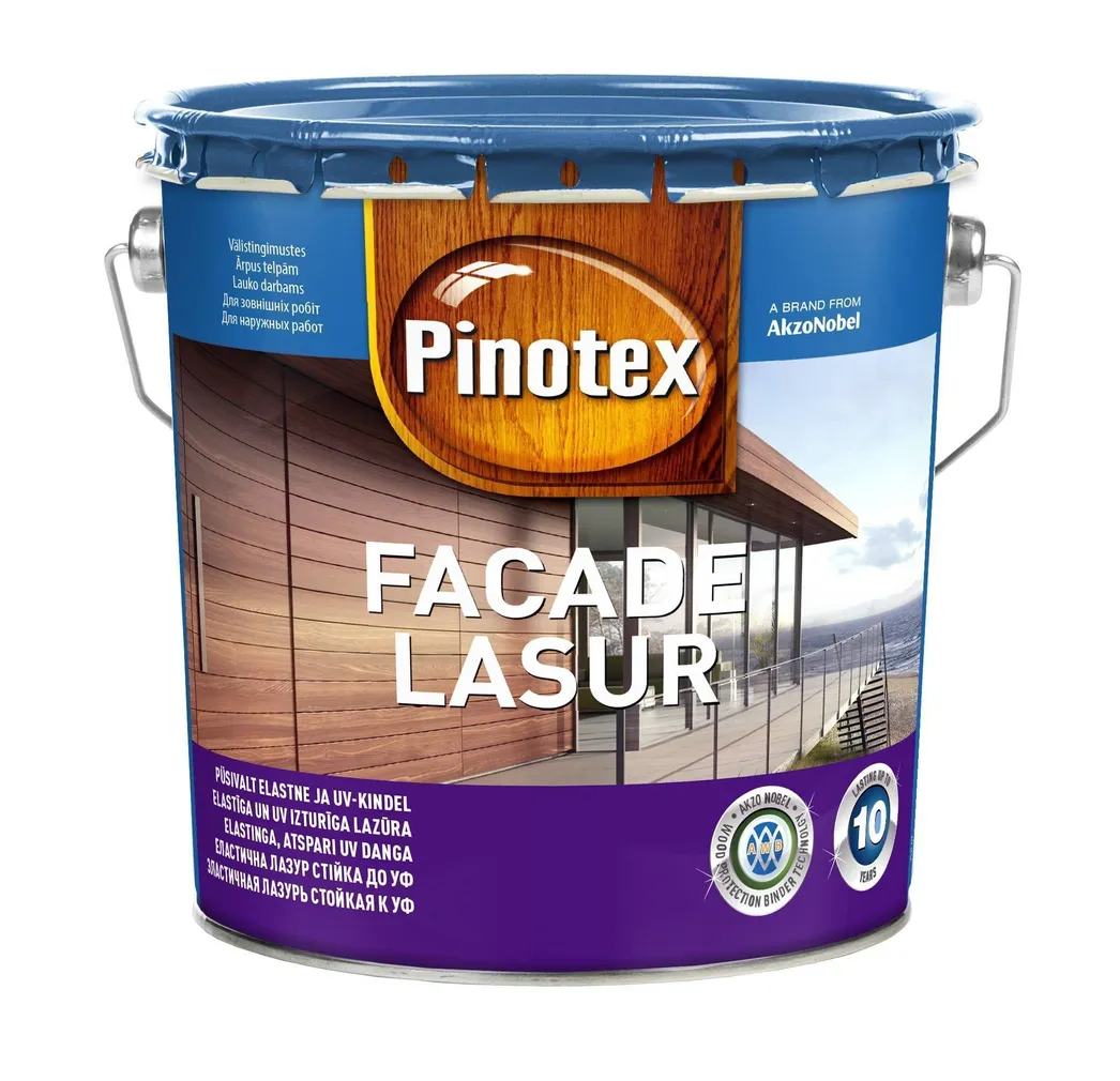 PUIDUKAITSEVAHEND PINOTEX FACADE LASUR 3L NORDIC RED