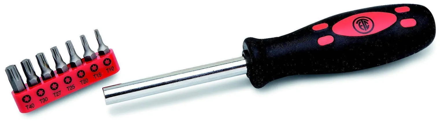 KRUVIKEERAJA TORX OTSIKUTEGA 7OS 10-40 KUMMIKÄEPIDE