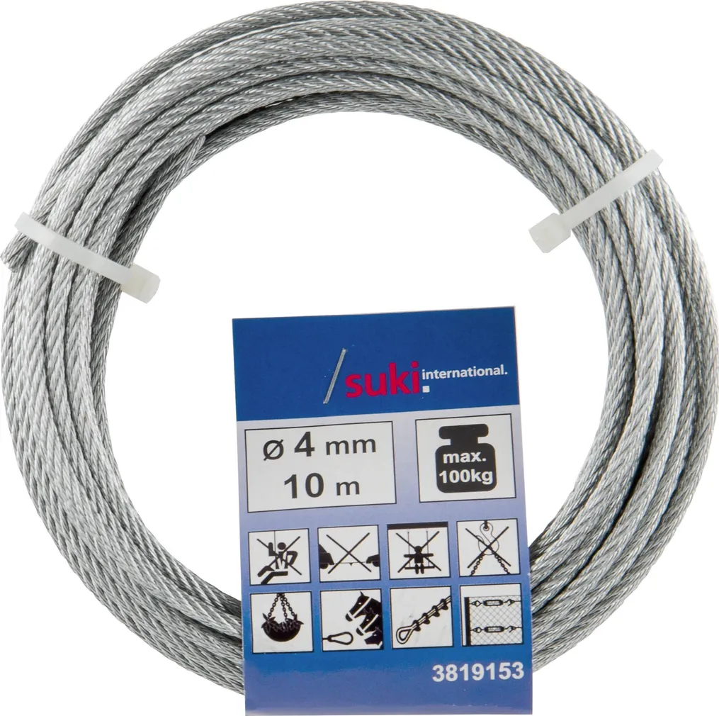 METALLTROSS 4,0MMX10M TSINGITUD