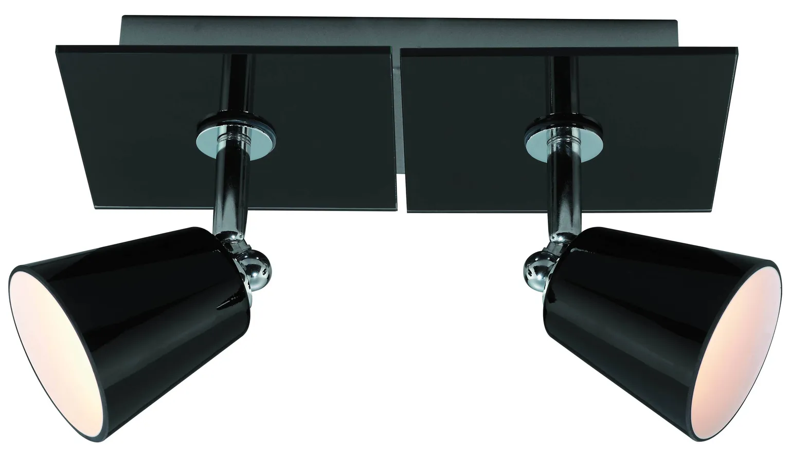 KOHTVALGUSTI CREYA MUST KLAAS 2X40W G9 G925-2B(BLK