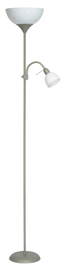 PÕRANDALAMP CREYA VALGE MESSING E27 60W + E14 40W