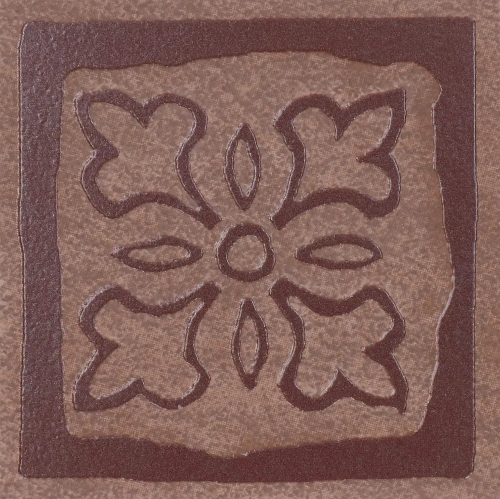 KERAAMLINE DEKOORPLAAT PARADYZ TREMONT BROWN B 9,8X9,8CM 