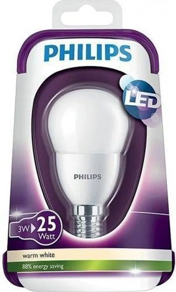 LEDLAMP 3-25W E14 WW 230V P48 FR