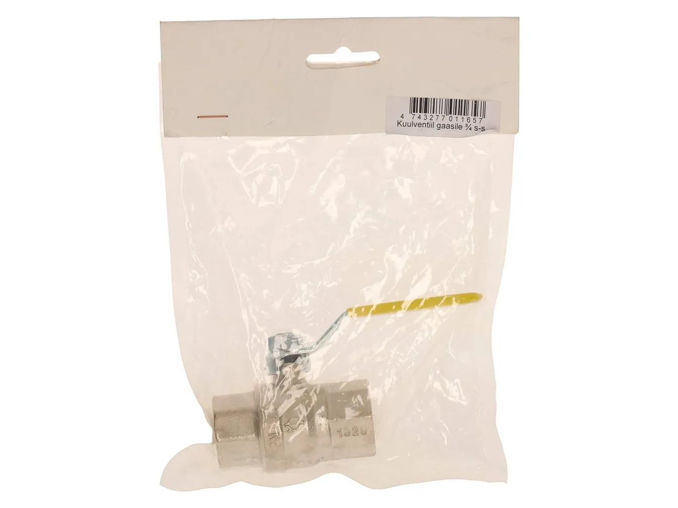 KUULKRAAN GAASILE 3/4" SK/SK