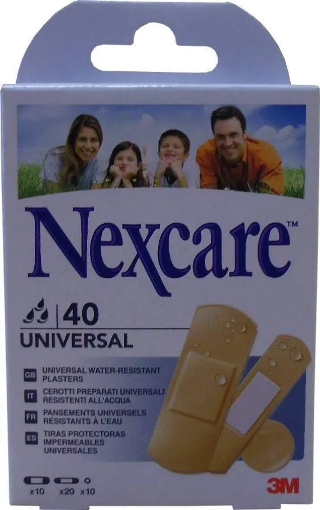 PLAASTRID 3M NEXCARE UNIVERSAL 40TK