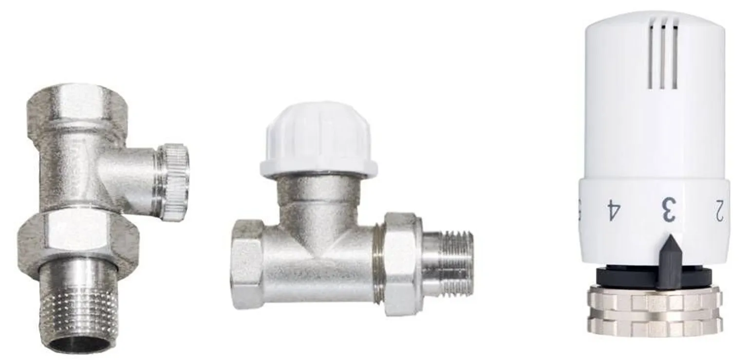 VENTIILIDEKOMPLEKT TERMOSTAADIGA OTSE 1/2"
