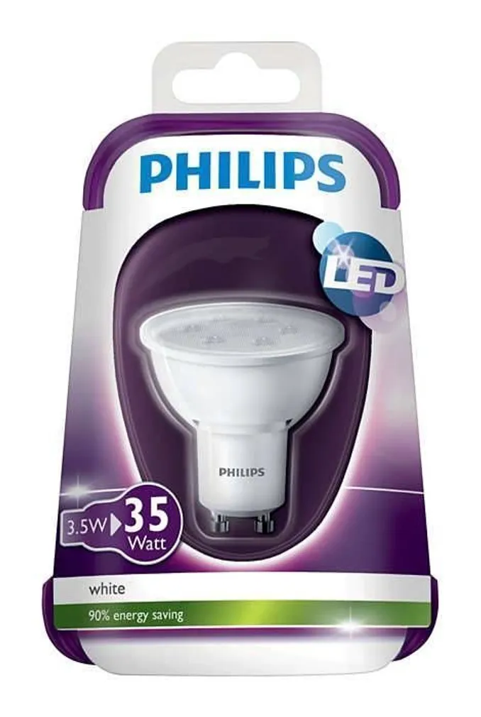 LEDLAMP 4-35W GU10 WH 36D ND/4 PHILIPS