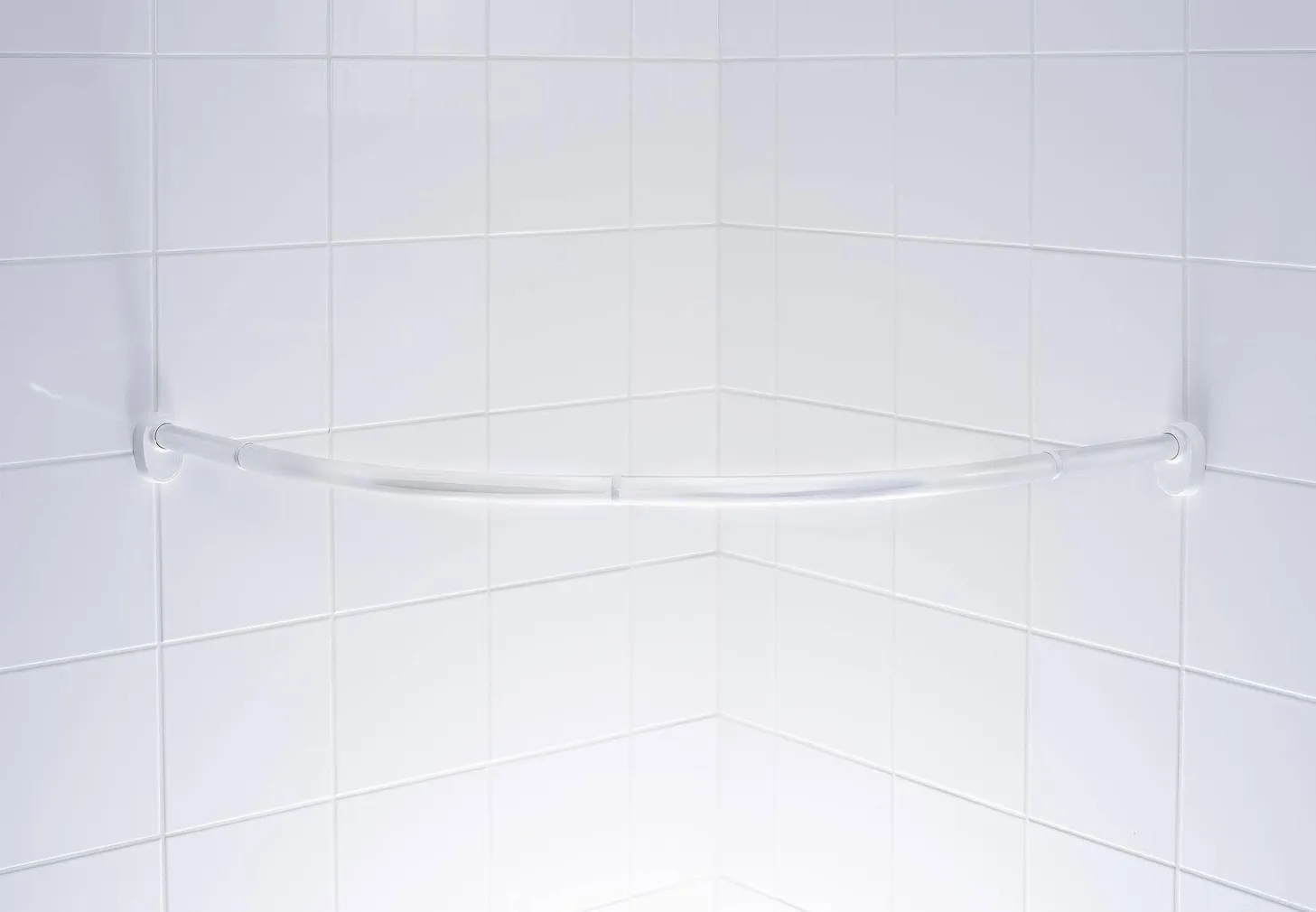 DUŠIKARDINAPUU KAARJAS 90X90CM Ø25MM VALGE
