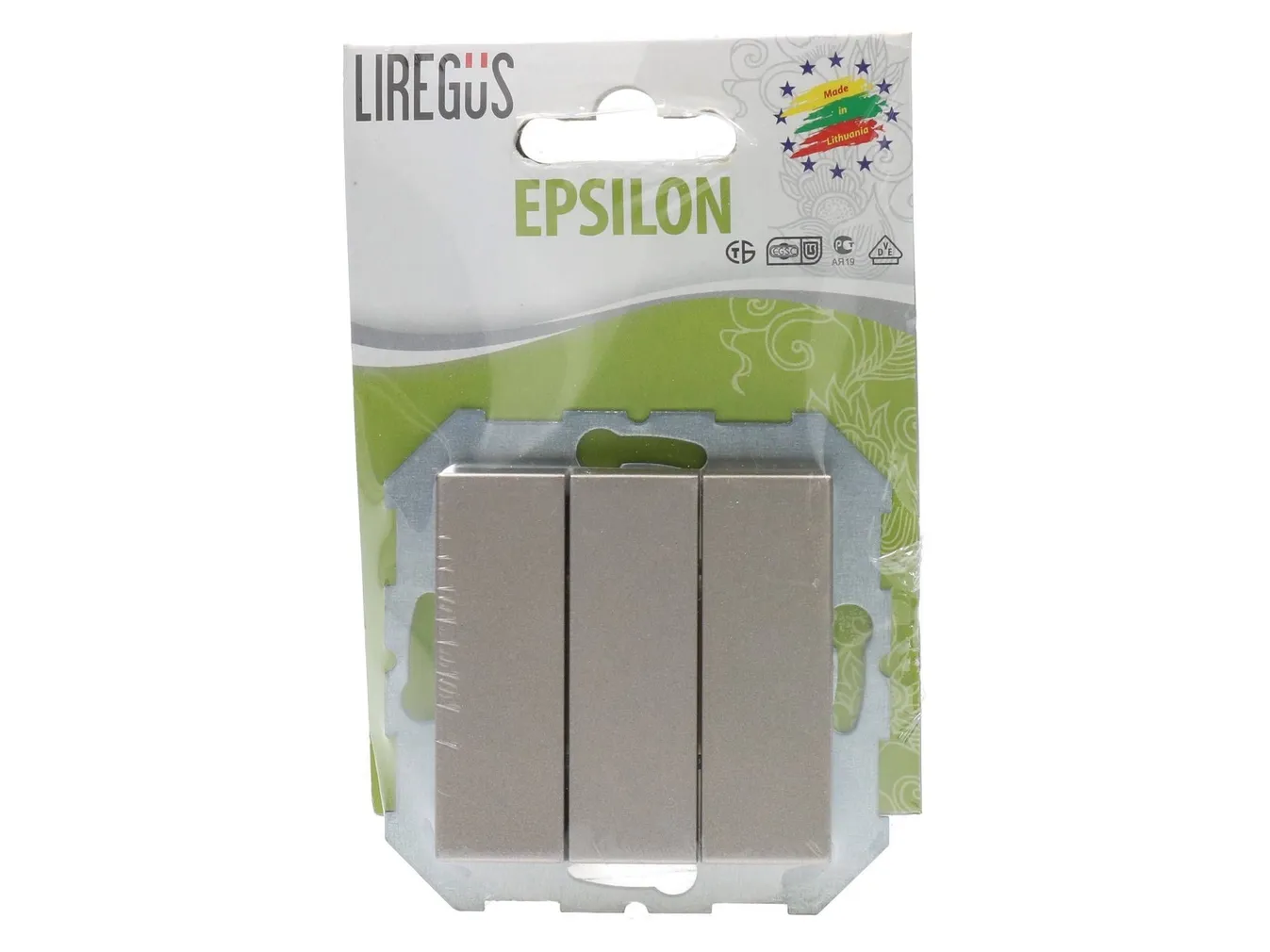 LÜLITI 3-NE RAAMITA EPSILON ŠAMPANJA