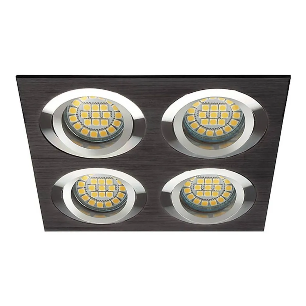 RIPPLAEVALGUSTI SEIDY CT-DTL450-B 4X50W 12V MR16 ALU MUST