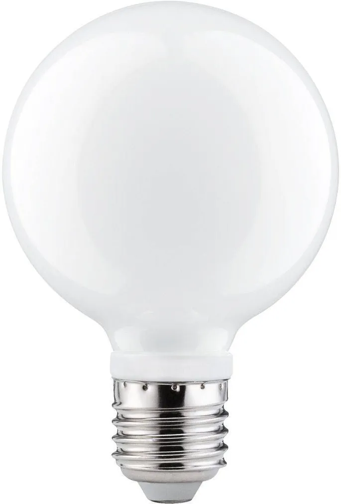 LEDLAMP GLOBE80 7W E27 OPAL 2700K PAULMANN