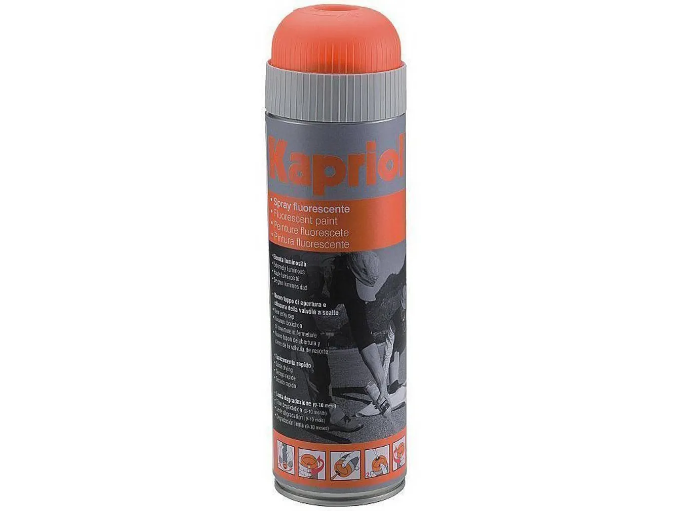 MÄRKESPREI FLUORESCENT ORANŽ 500ML -15°C- +50°C