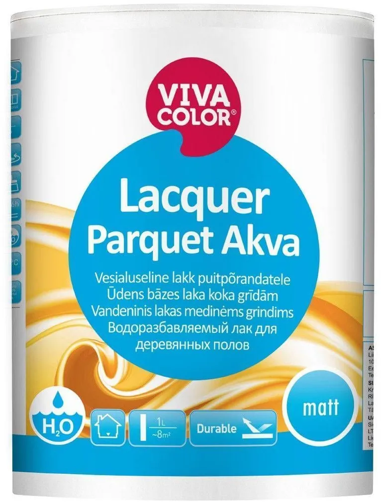 LAKK LACQUER PARQUET 1L AKVA