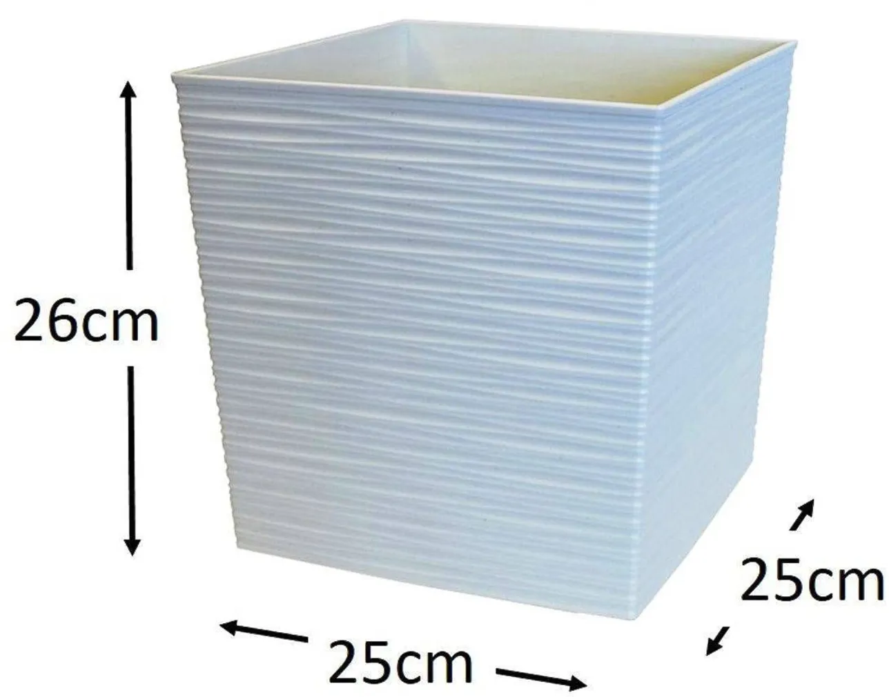 LILLEKAST DLUTO S 25X25X26CM PRUUNIKAS-HALL PLASTIK