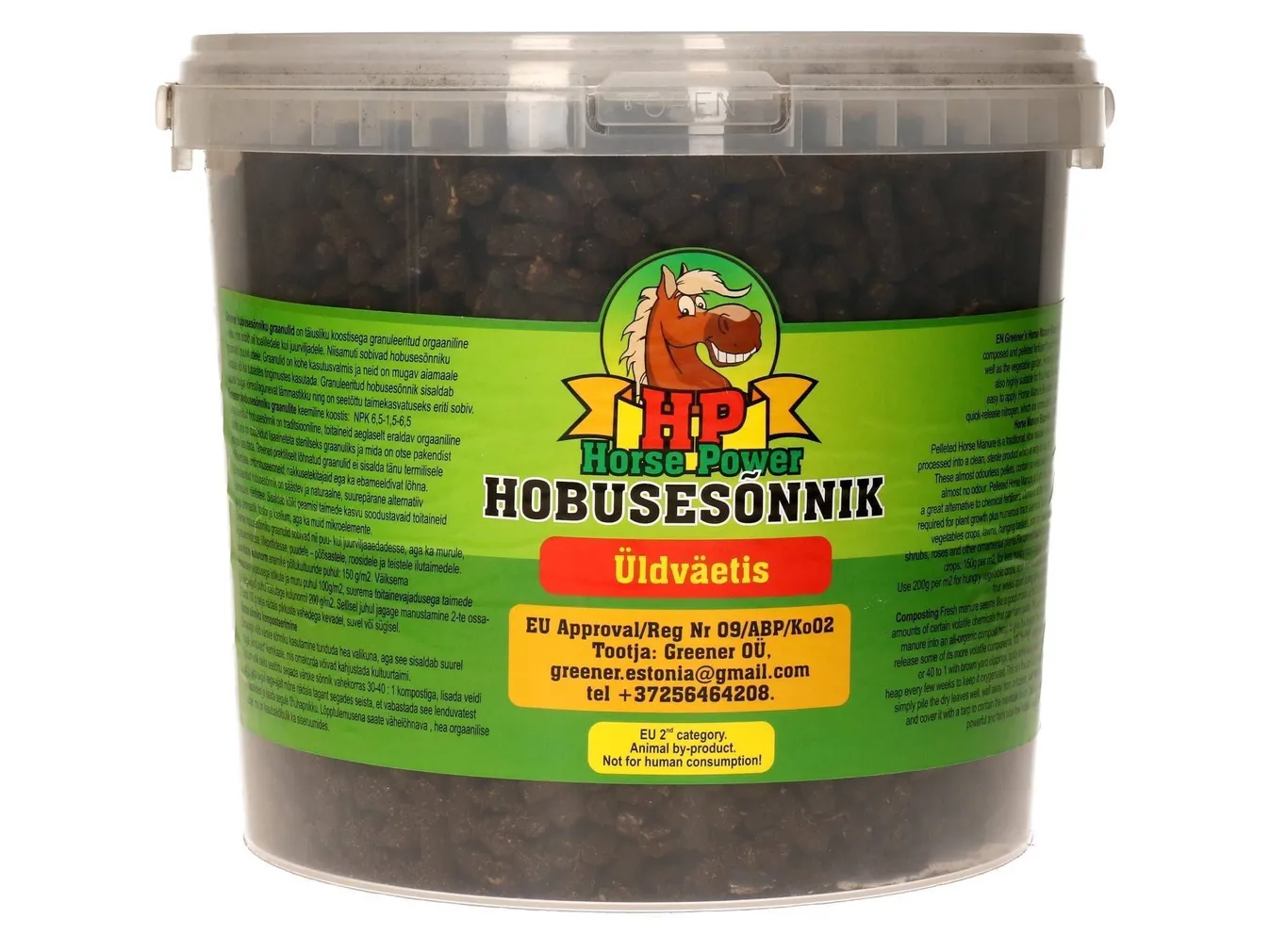 GRANULEERITUD HOBUSESÕNNIK 5 L