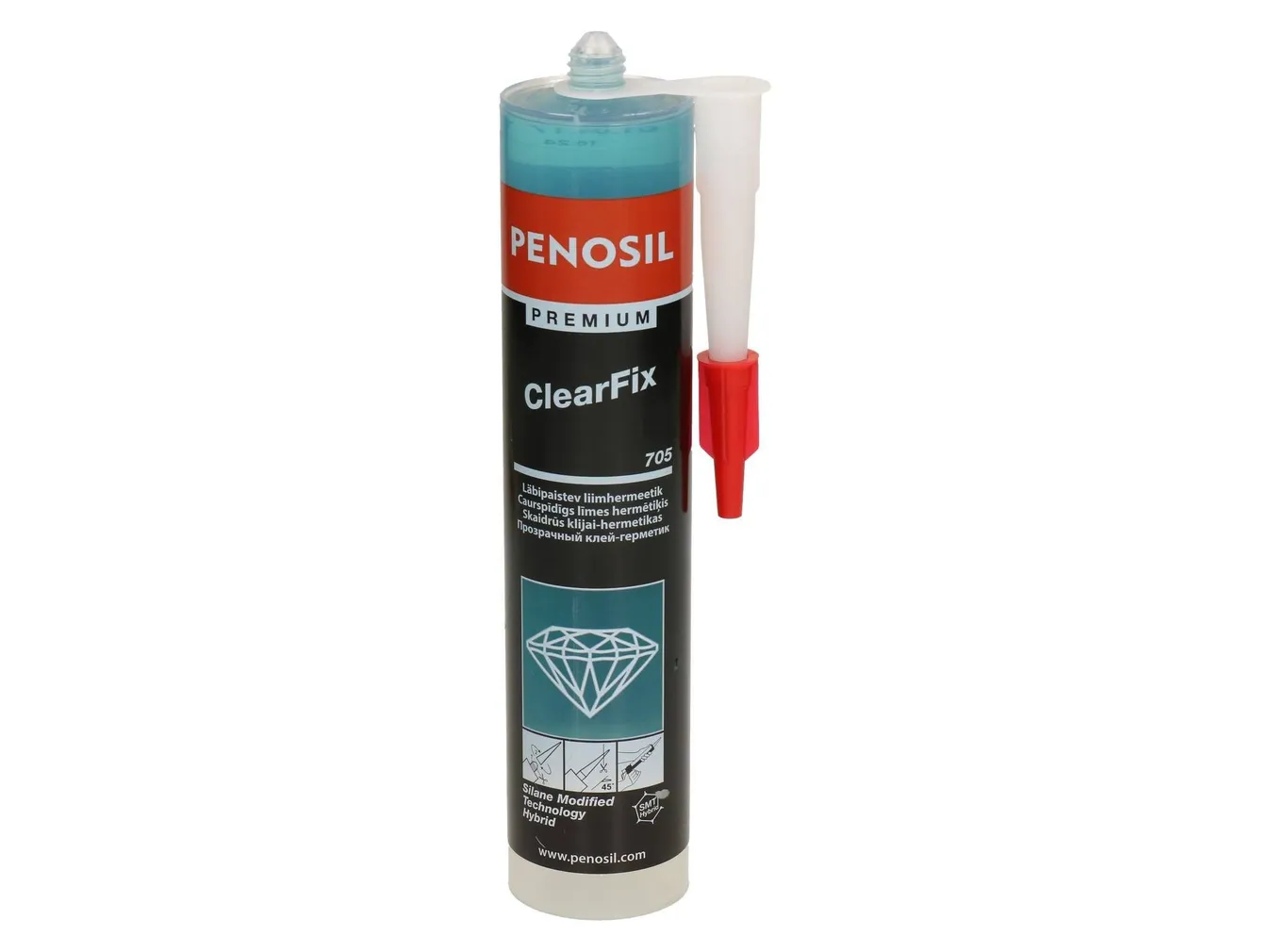 LIIMHERMEETIK PREMIUM CLEARFIX 705 290ML LÄBIPAISTEV ÜLEVÄRVITAV NEUTRAALNE