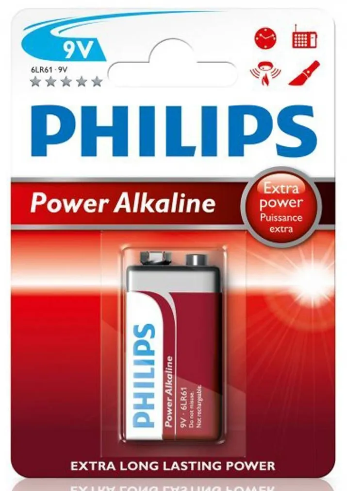 PATAREI 9V PHILIPS POWERLIFE 1TK