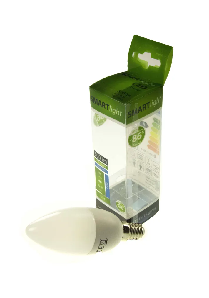 LEDLAMP C37 6W E14 500 LM 3000K SMARTLIGHT