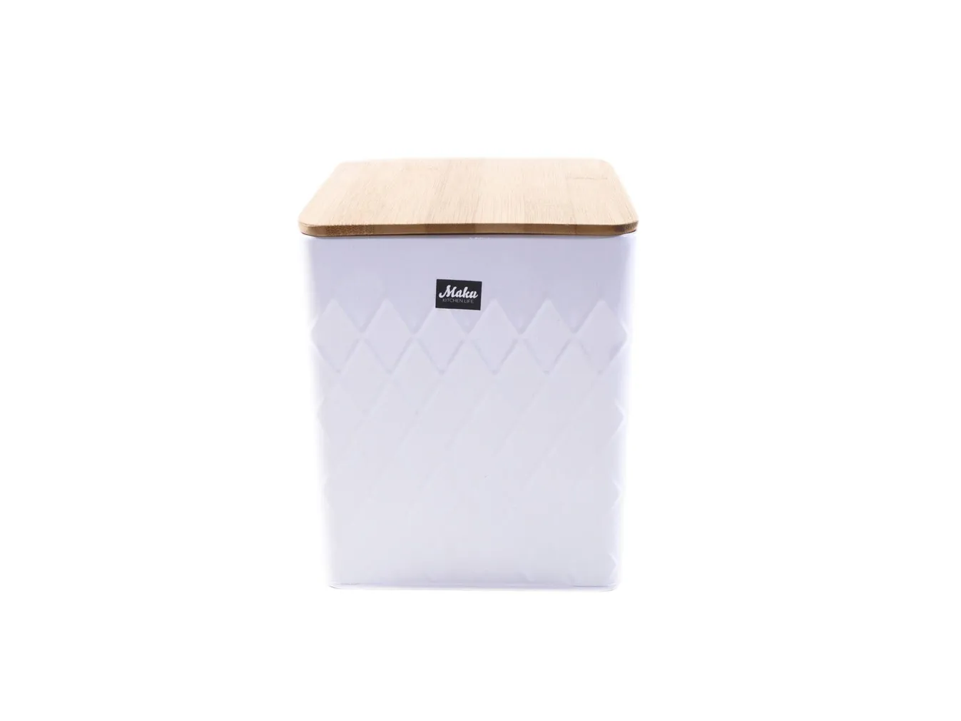 HOIUPURK METALL 14X14X17CM BAMBUSKAANEGA