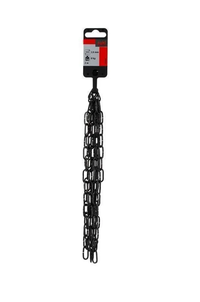 DEKORATIIVKETT KANDILINE, MUST 2X10,0X17, 2M