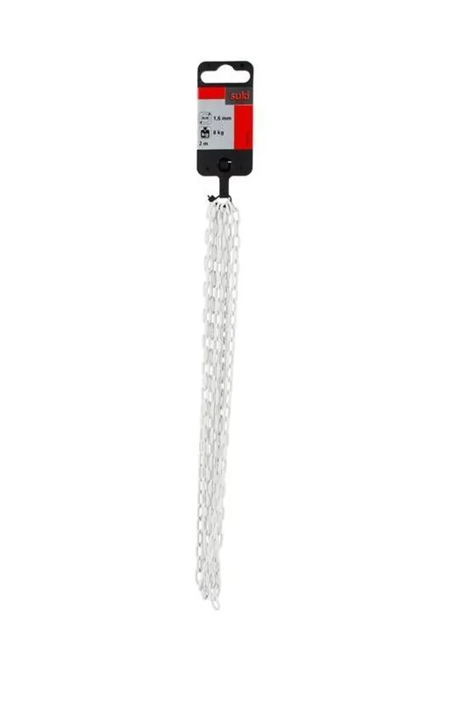KELLAKETT, VALGE, 1,6X6,0X8,00MM, 2M