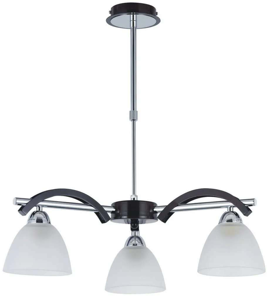 LAELAMP PINXDISAIN SERENA 3 KROOM+WENGE E14X3