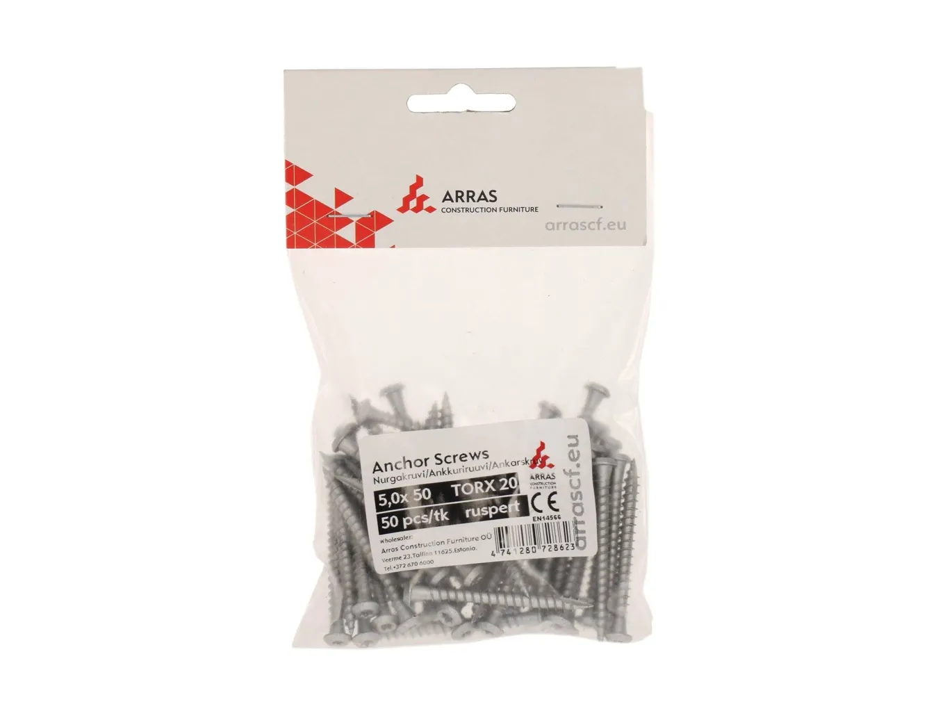 NURGAKRUVI 5,0X50 RUSPERT TORX 20 (50TK)