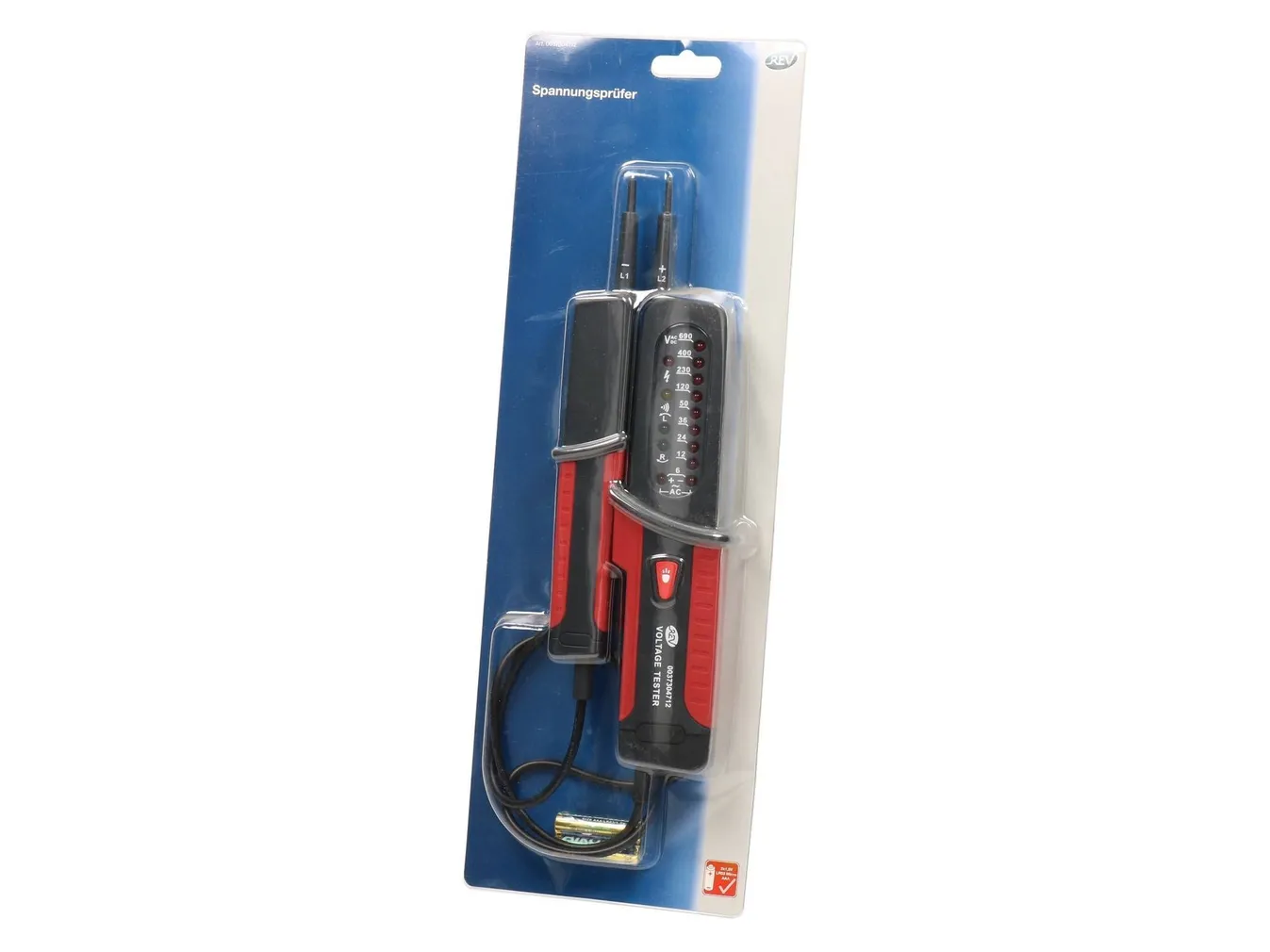 PINGE TESTER 12-750V AC 12-500V DC IP 64 REV