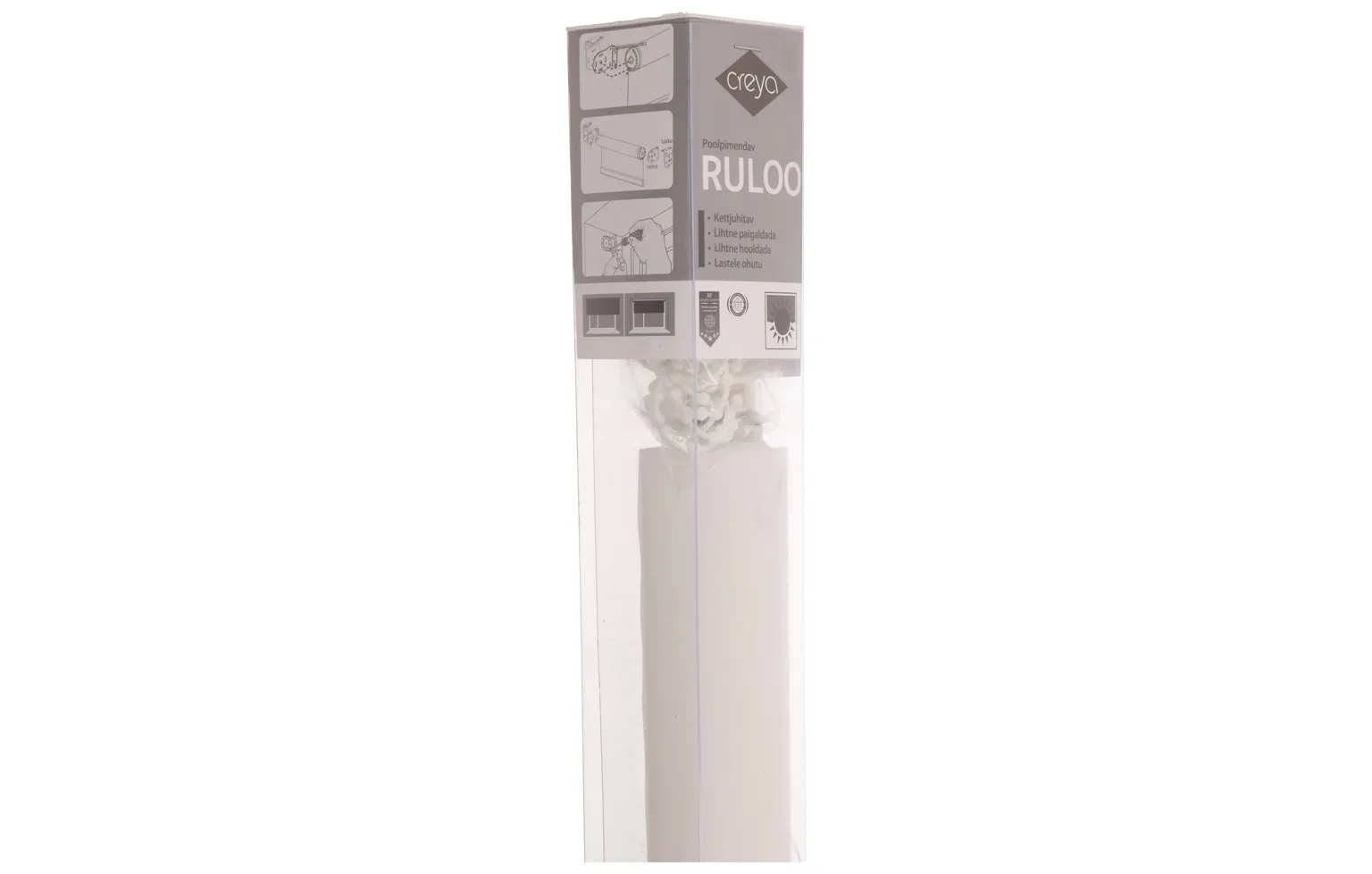 POOLPIMENDAV CREYA RULOO 100X180CM VALGE