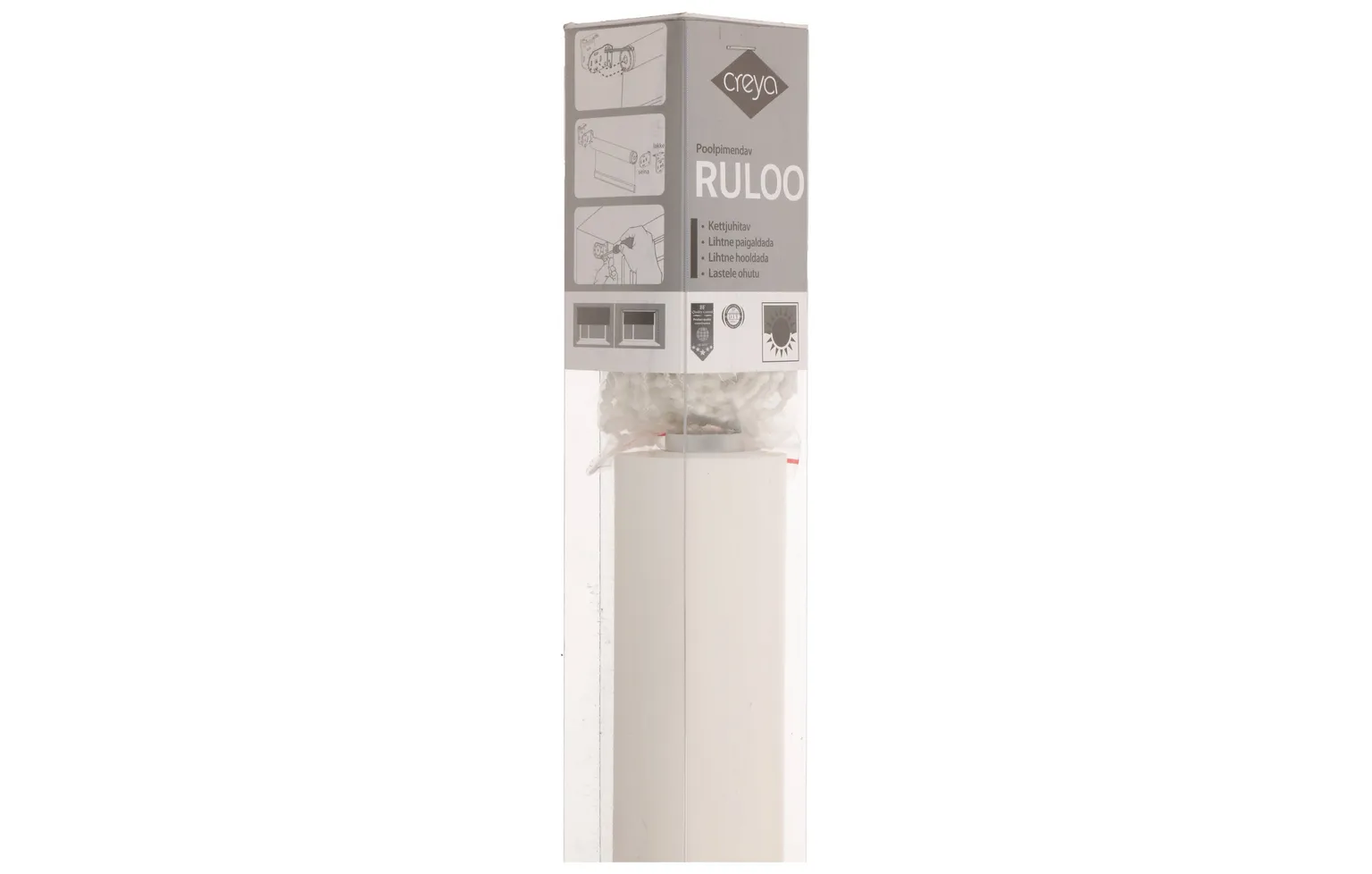 POOLPIMENDAV CREYA RULOO 160X180CM VALGE