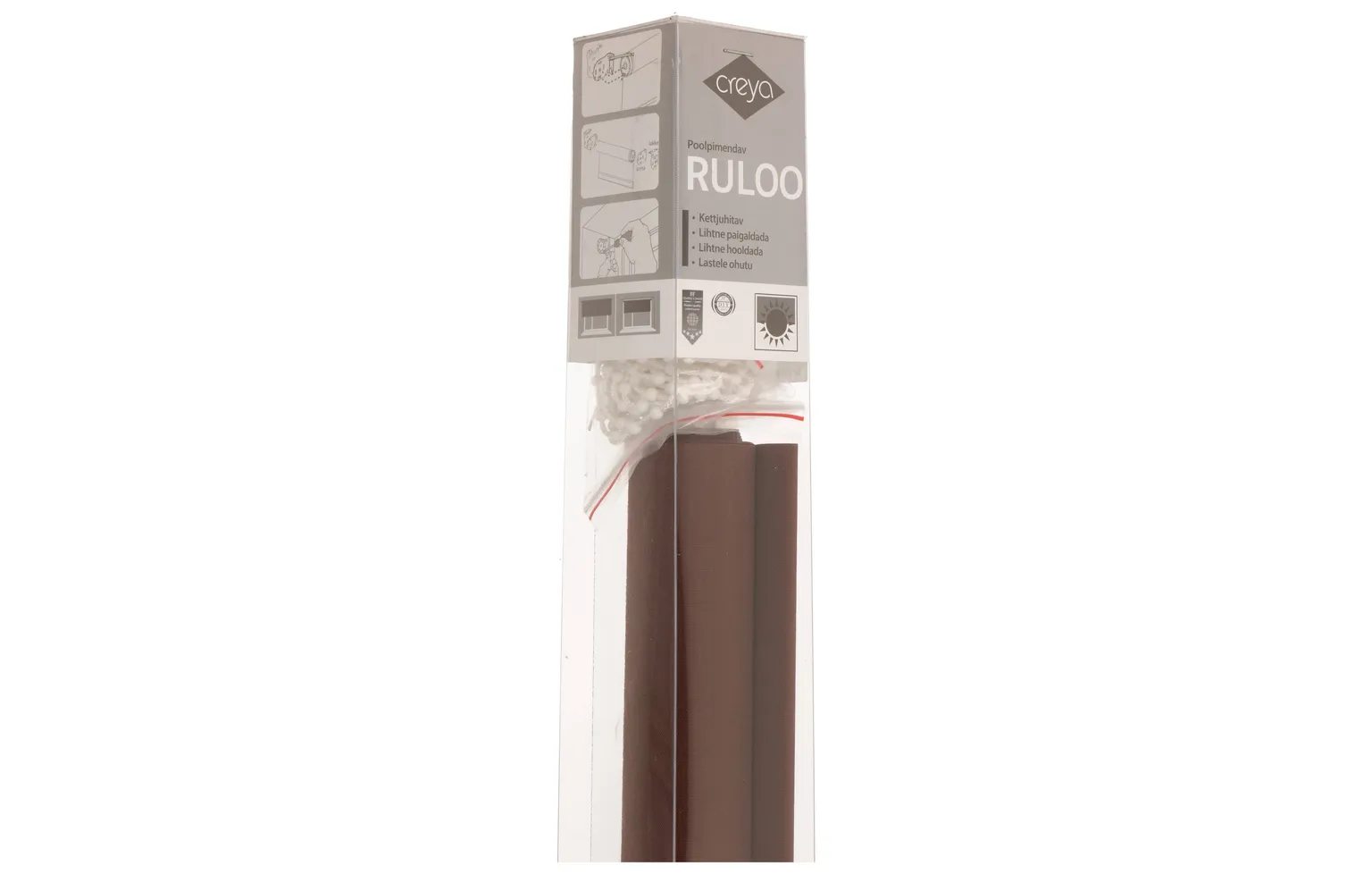 POOLPIMENDAV CREYA RULOO 140X180CM PRUUN