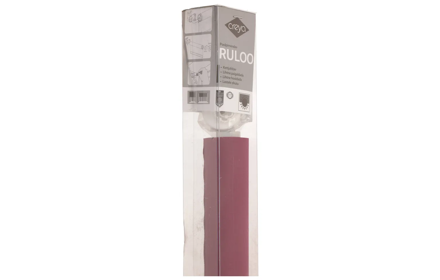 POOLPIMENDAV CREYA RULOO 160X180CM LILLA