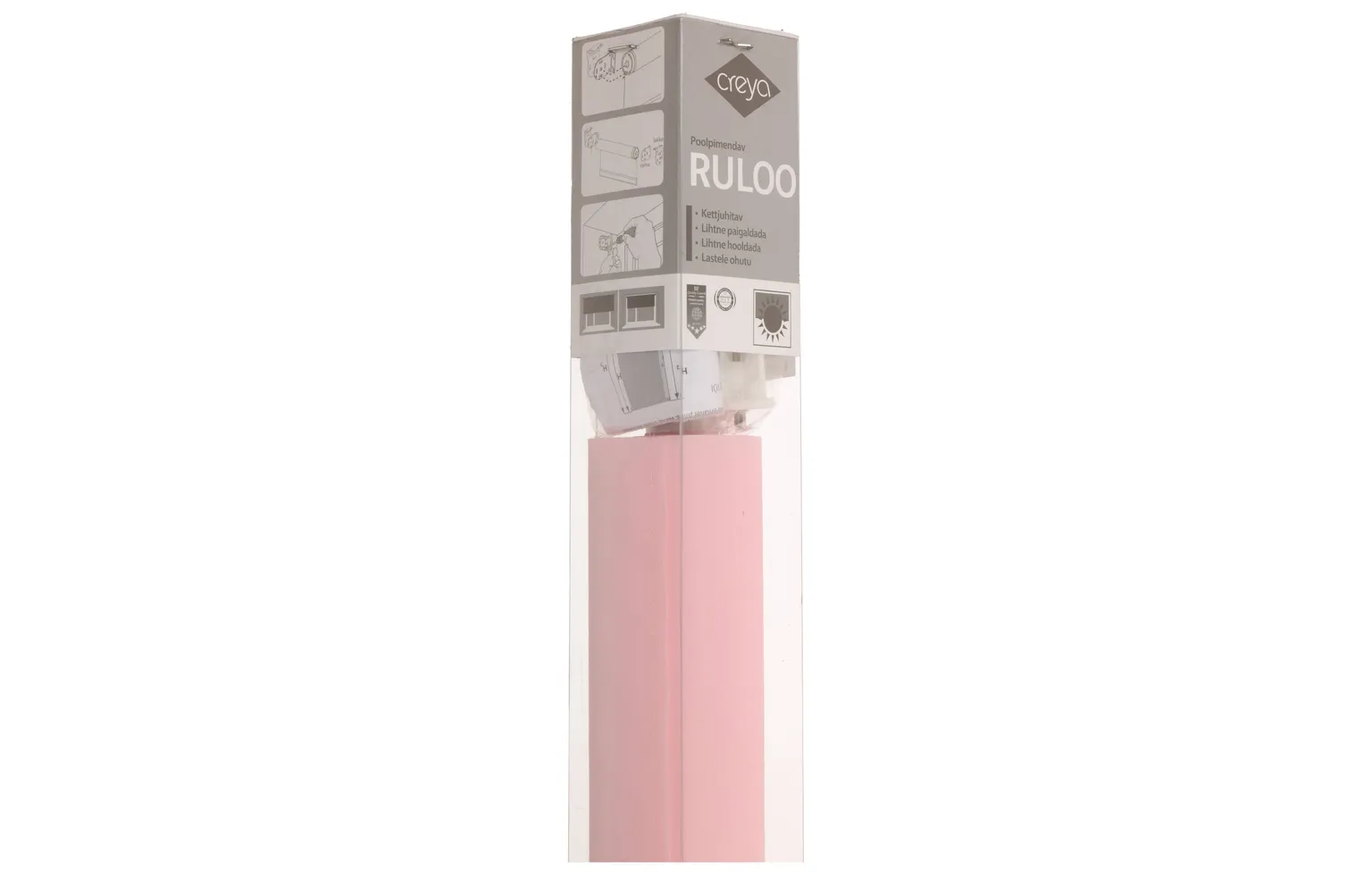 POOLPIMENDAV CREYA RULOO 200X180CM ROOSA
