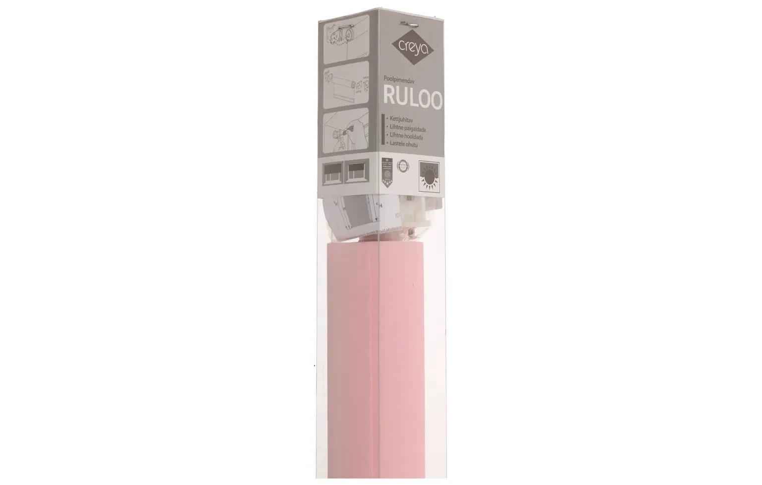POOLPIMENDAV CREYA RULOO 240X180CM ROOSA