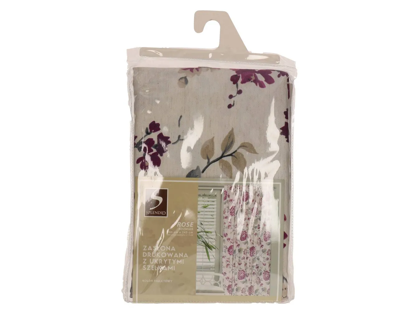 KARDIN SPLENDID ROSE PEIDETUD AASADEGA 140X245CM LILLA POOLPIMENDAV