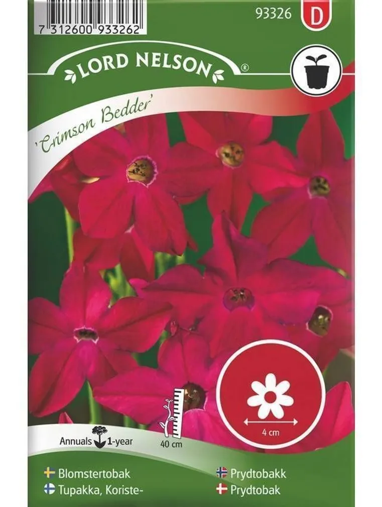 LILLESEEMNED LILLTUBAKAS "CRIMSON BEDDER" 5G/PK