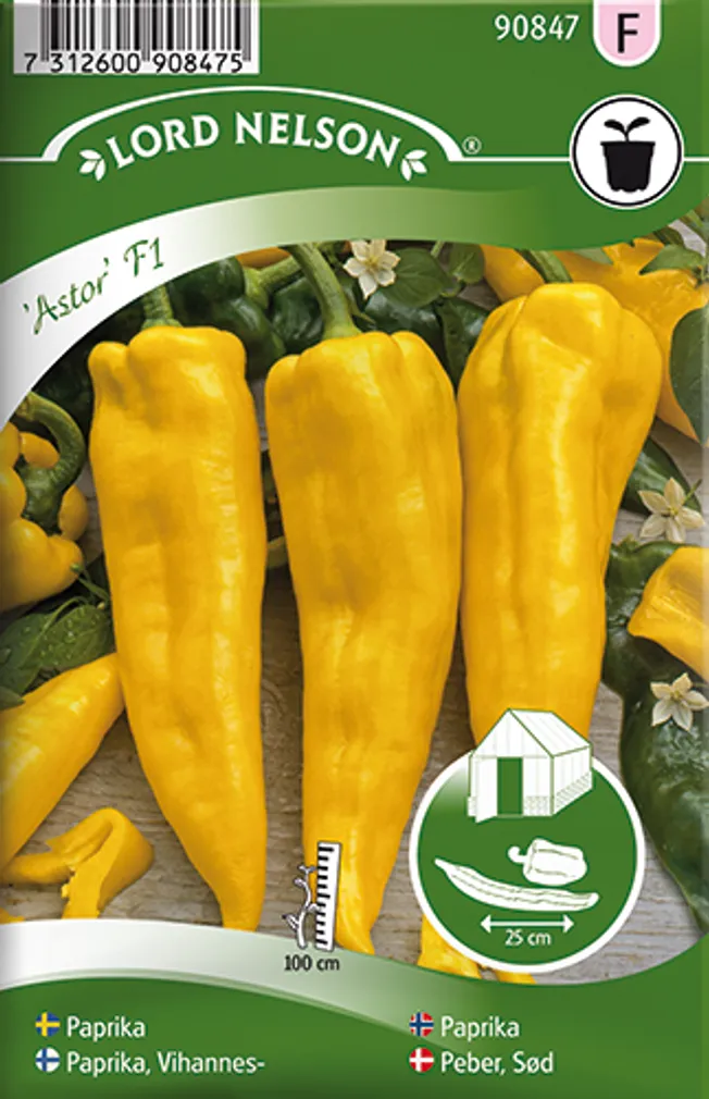 KÖÖGIVILJASEEMNED PAPRIKA "ASTOR" F1 4G/PK
